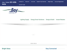 Tablet Screenshot of baylighting.net